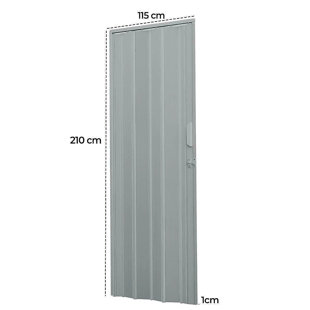Porta Sanfonada De Pvc 115x210cm Bariri - Tk
