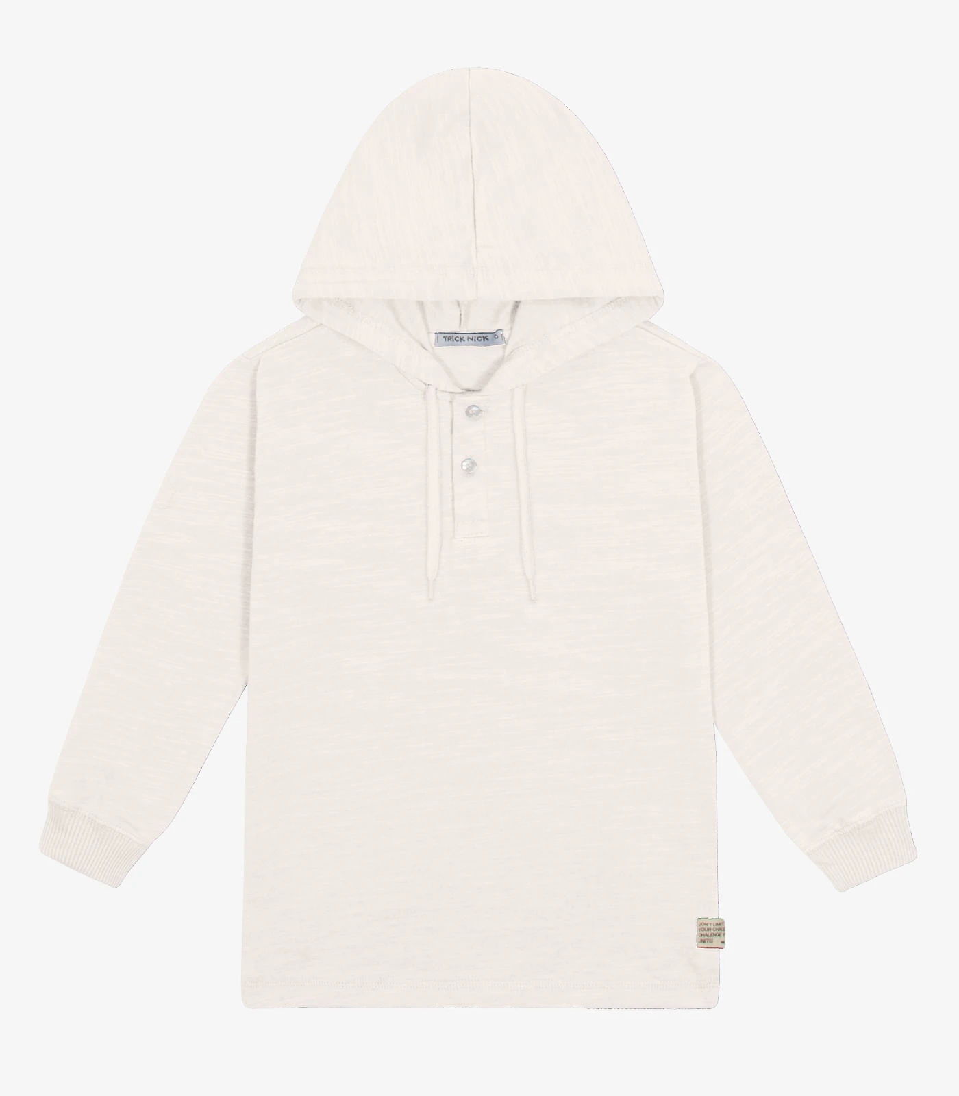 Camiseta Com Capuz Masculina Flamé Trick Nick Bege