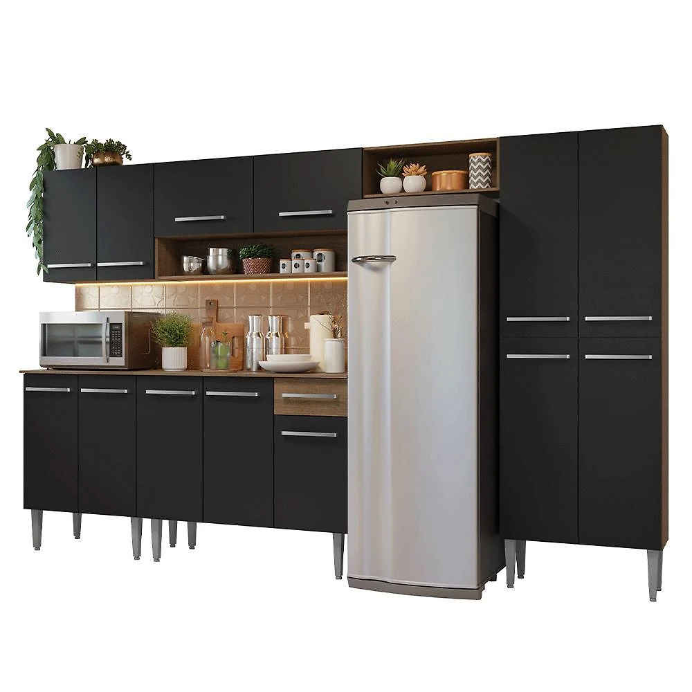 Armário de cozinha completa 293cm emilly madesa 011