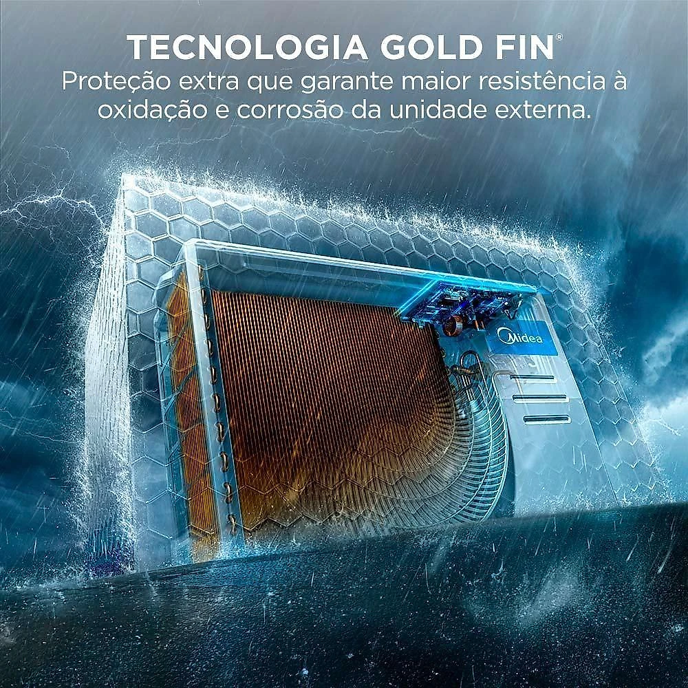 Ar Condicionado Split Midea Hi Wall Inverter AI Ecomaster 9.000 BTU/h Quente E Frio 220V