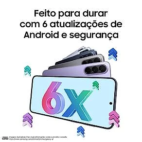 Smartphone Samsung Galaxy A37 5G Tela 6.7" 128GB Preto + Galaxy Fit 3 Prata