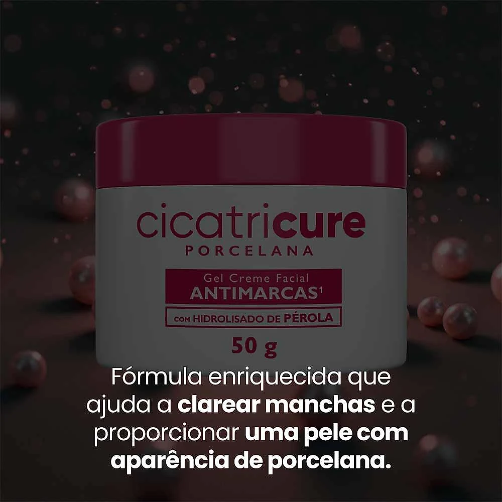Cicatricure porcelana gel creme facial 50g