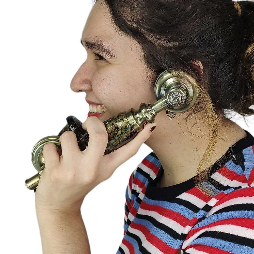 Gancho Monofone Telefone Fixo Rj11 Retro Residencial Decorat