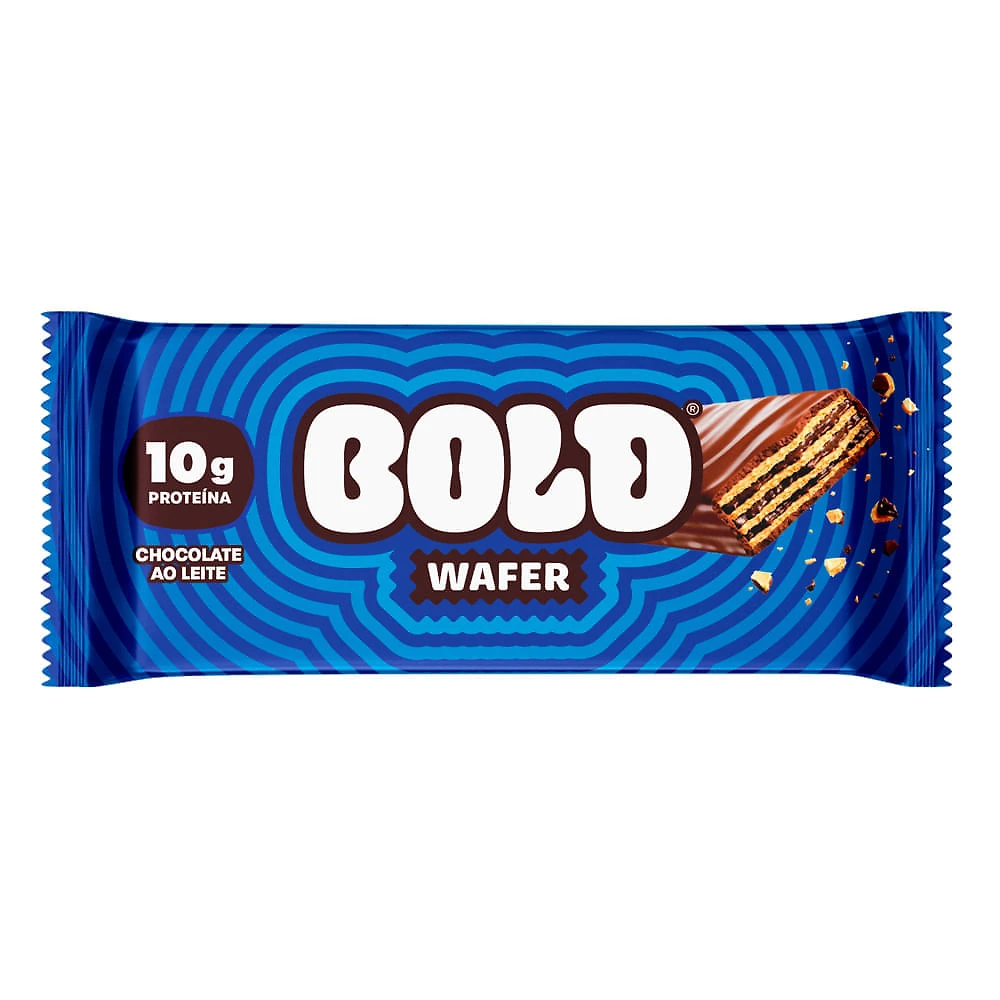 Bold Wafer Sabor Chocolate Branco com 10g Proteína 40g