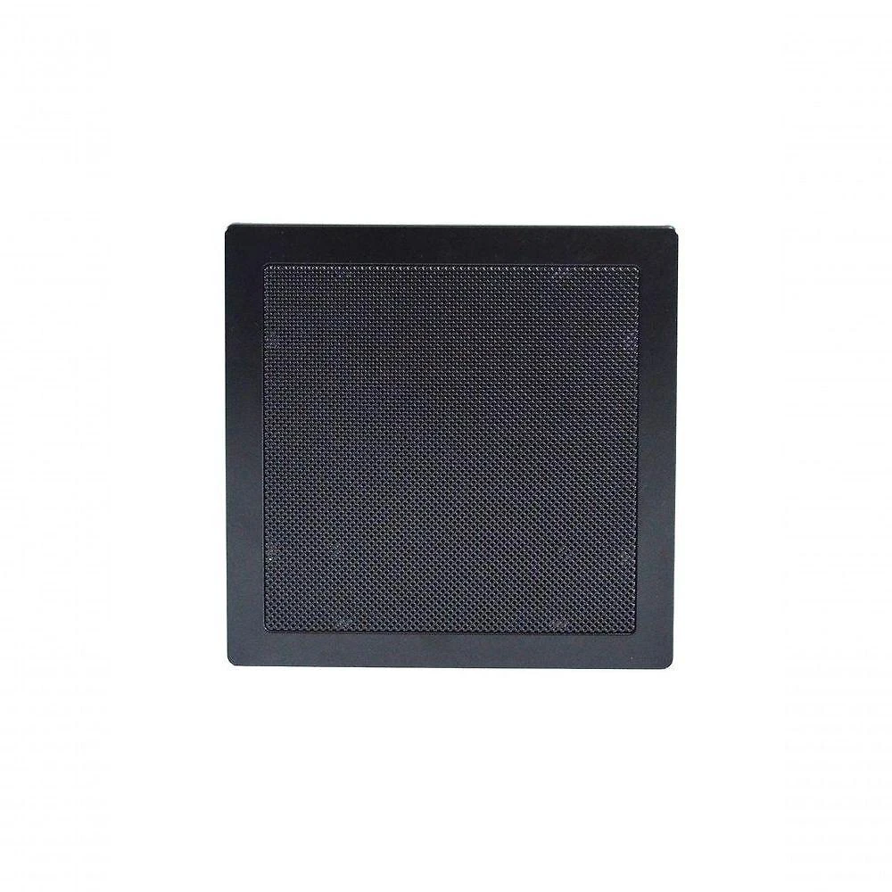 Arandela Quadrada Plastica 6polegadas Difusor 30rms 8r Preto