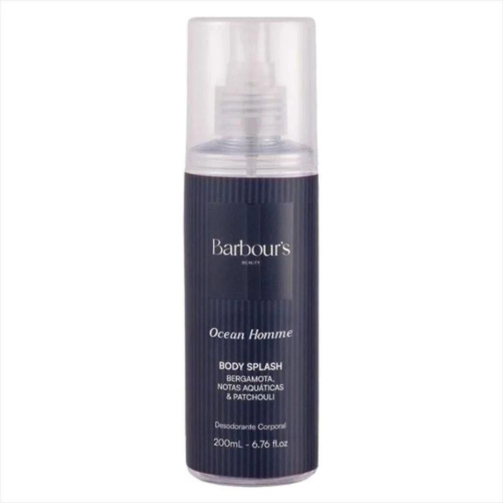 Barbours Beauty Body Splash Homme Ocean Body Splash Masculino 200ml