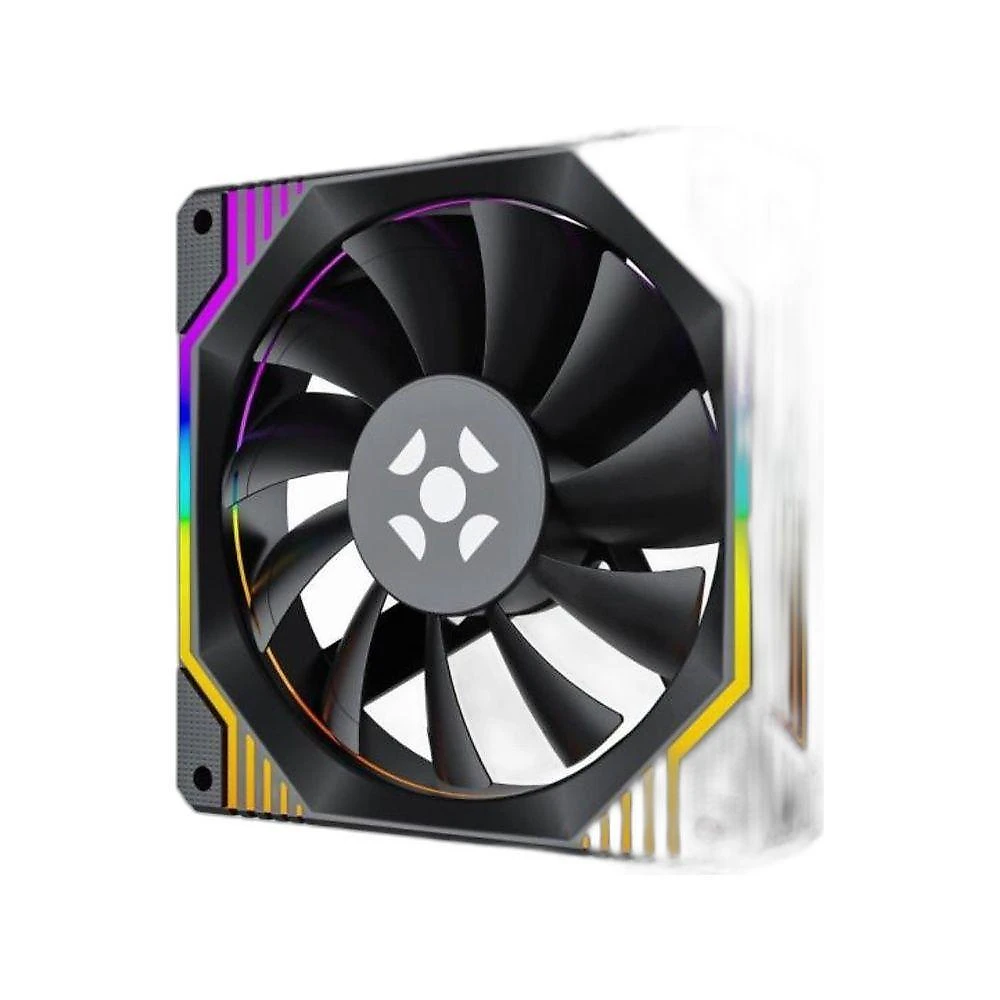 Kit Cooler Fan ARGB para PC Frosty Silencioso Preto Fortrek