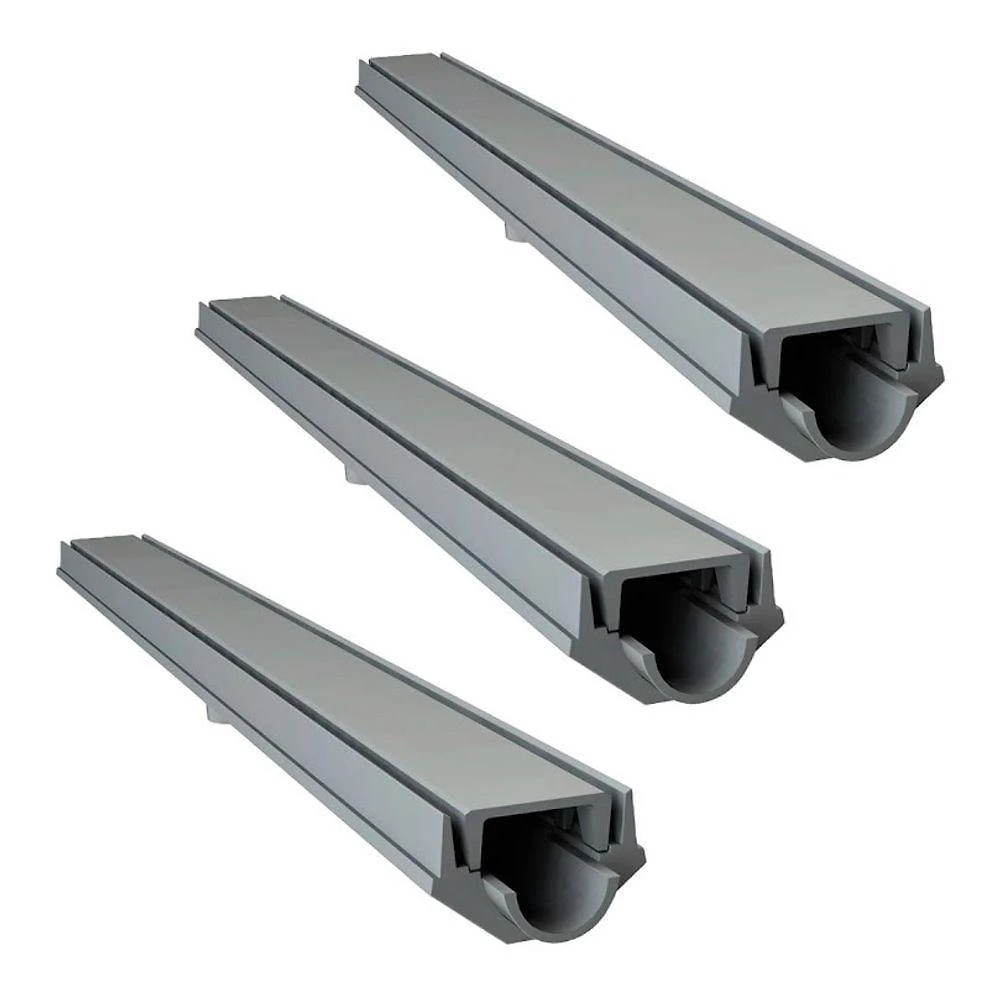 Kit 3 Grelha Invisível Oculta Caixa Coletora 100x8cm Cinza GDA