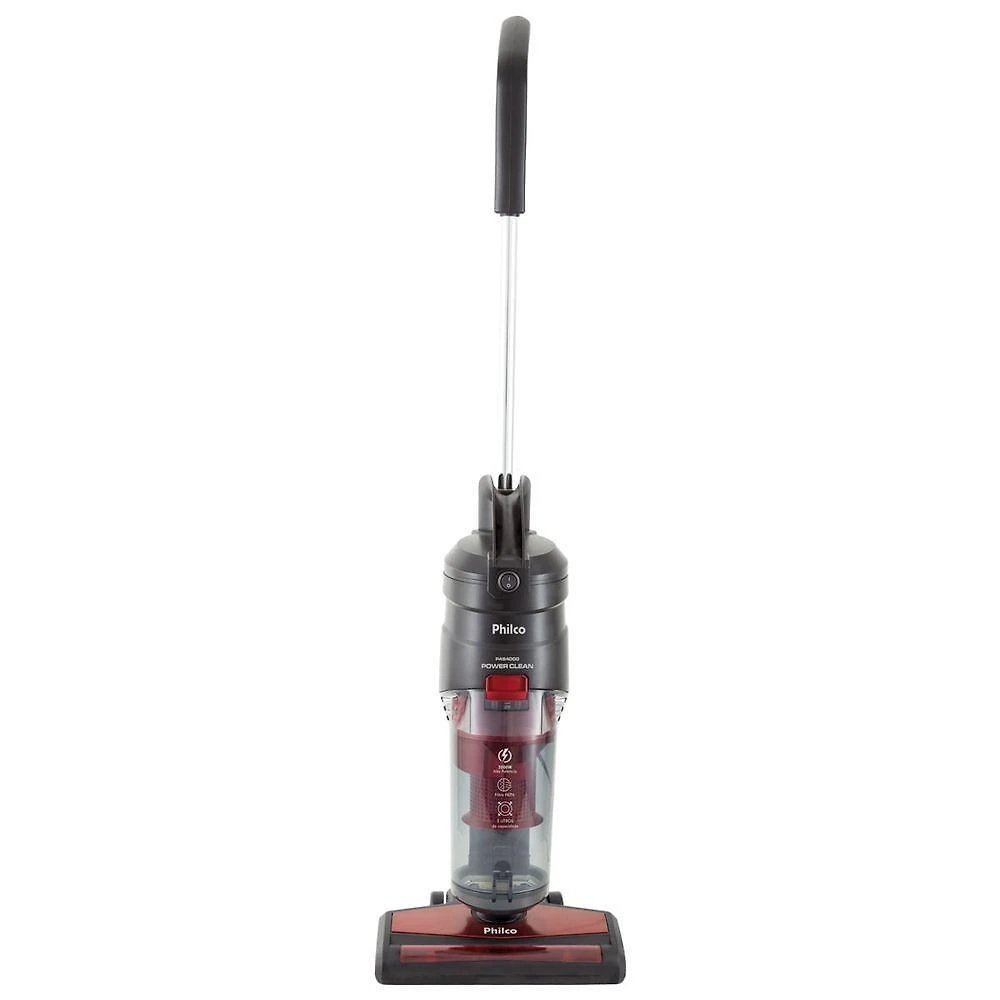 Aspirador de pó vertical philco pas4000v power clean 2000w 2l filtro hepa preto 220v
