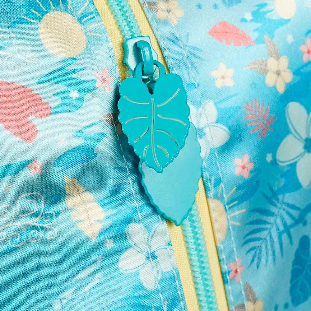 Mochila de Rodinha Infantil Feminina Moana Azul Azul