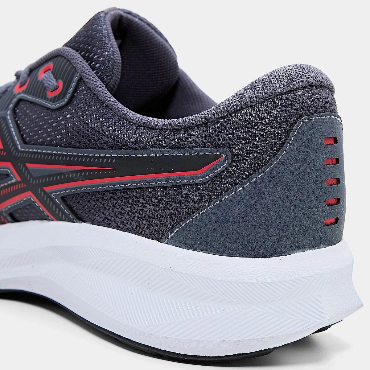 Tênis Asics Raiden 5 Masculino Cinza+Vermelho - 44