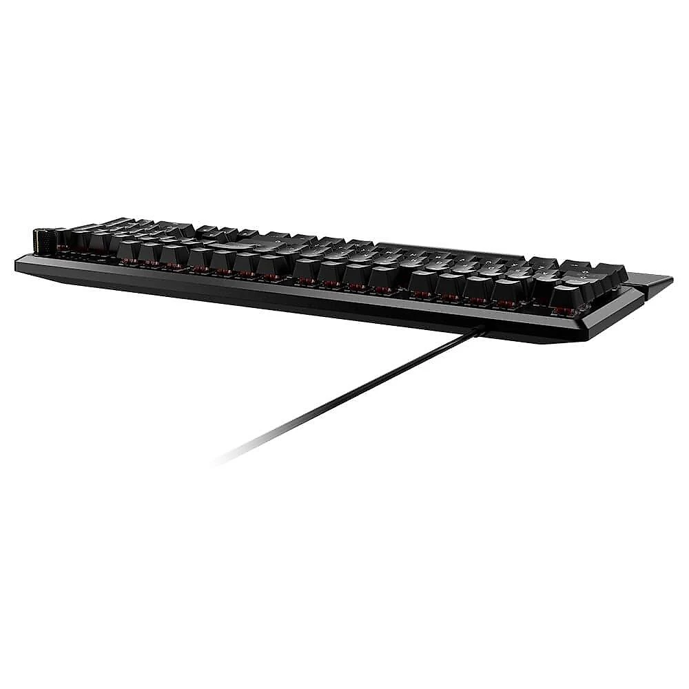Teclado Gamer Mecânico Corsair K70 Core RGB, Backlit RGB LED, Corsair MLX Red, Preto - CH-910981E-NA
