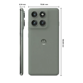 Smartphone Motorola Edge 60 Pro 5G Cinza 512GB, 12GB RAM + 12GB Ram Boost, Tela 6.7" 120Hz, Câmera Sony LYTIA 700C 50MP e Dimensity 8350 Extreme