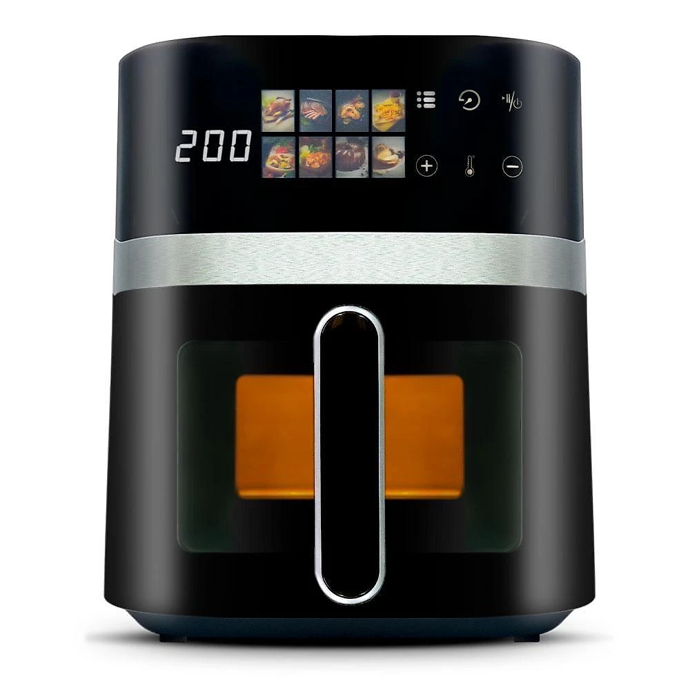 Fritadeira sem Óleo Air Fryer Extream 5,5L 1400W Digital Prata 110V