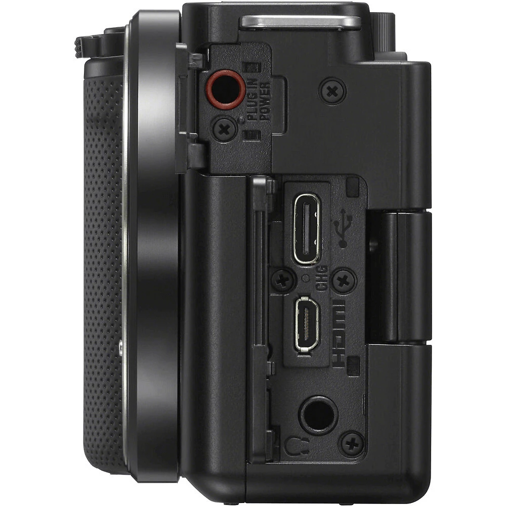Câmera Sony ZV-E10 Mirrorless 4K com Lente 16-50mm (Preta)