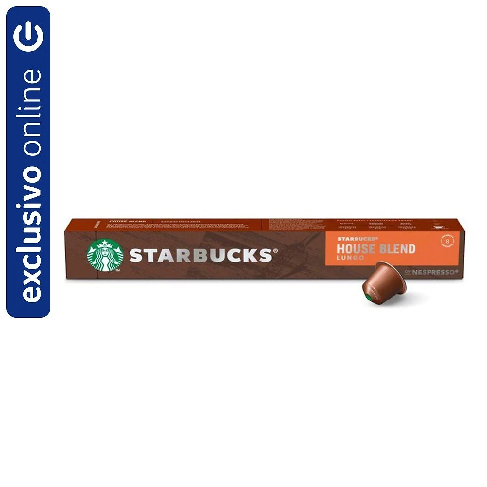 Café Em Cápsula Starbucks Nespresso House Blend Lungo 10 Cápsulas