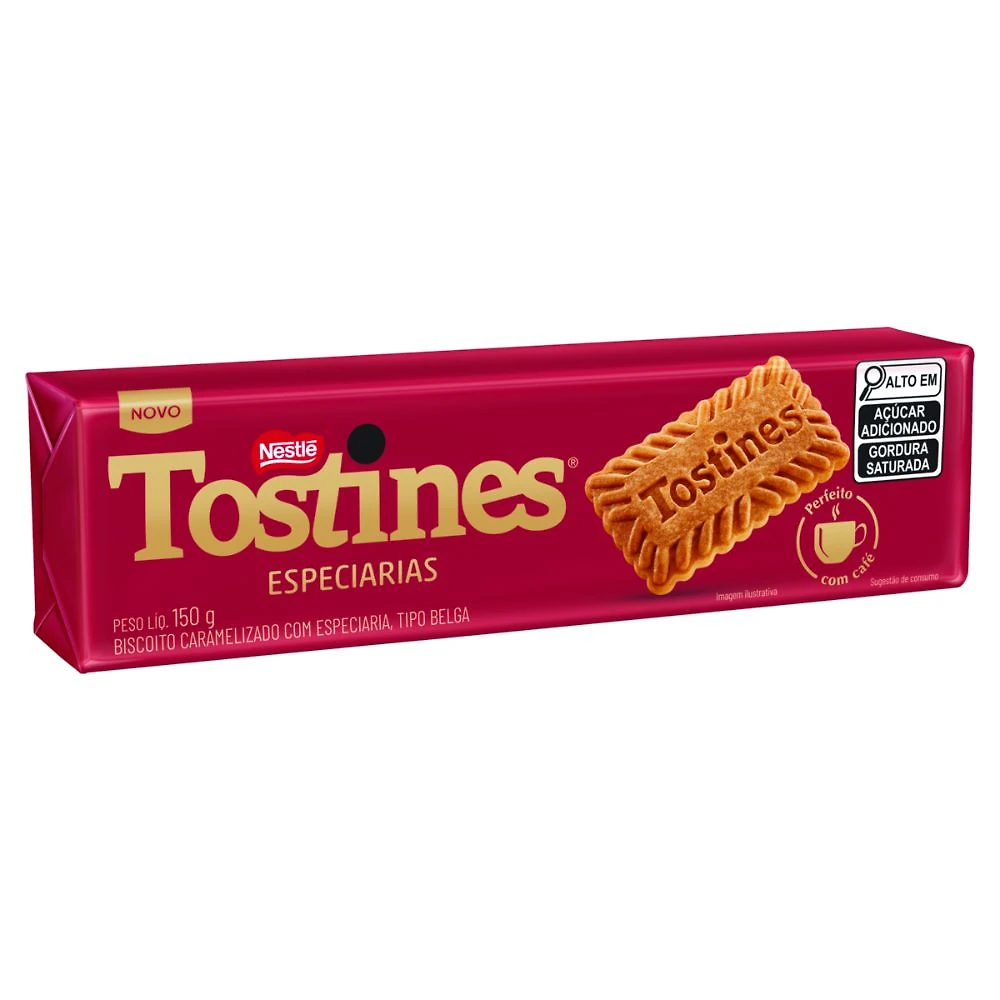 Biscoito Belga Tostines Especiarias 150g