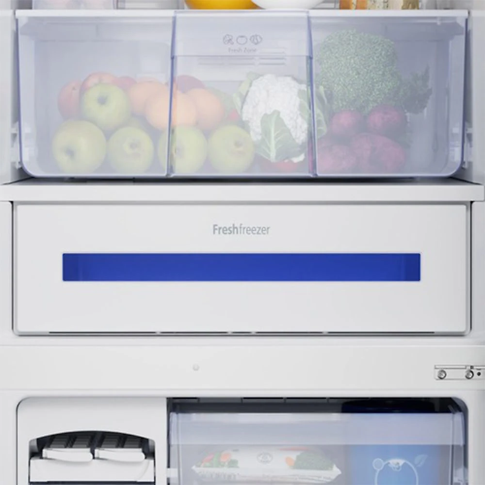 Refrigerador Bottom Freezer Inverter Panasonic de 02 Portas Frost Free com 511 Litros Aço Escovado - NR-BB71PV7X 110