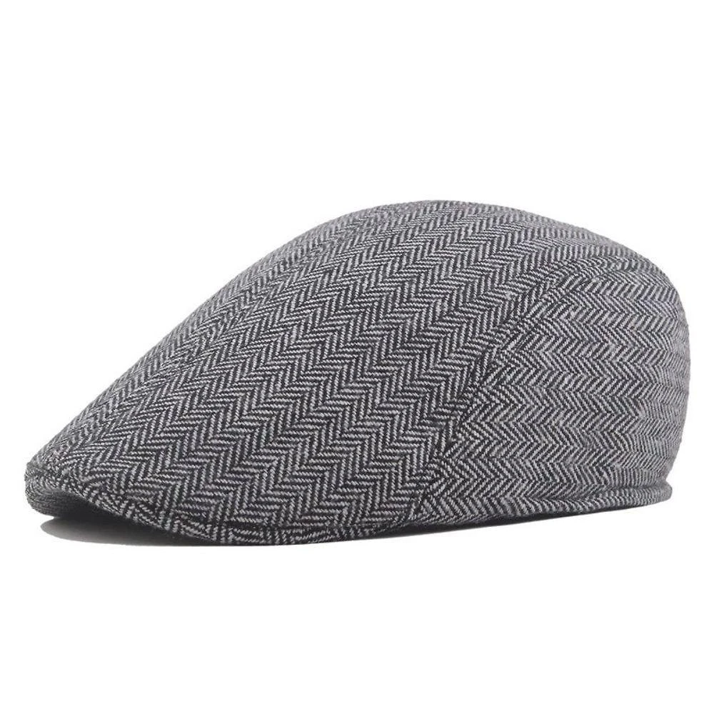 Boina Masculina OEM Shelby Peaky B1 em Poliéster Circunferência 55 a 60 cm Cinza Claro