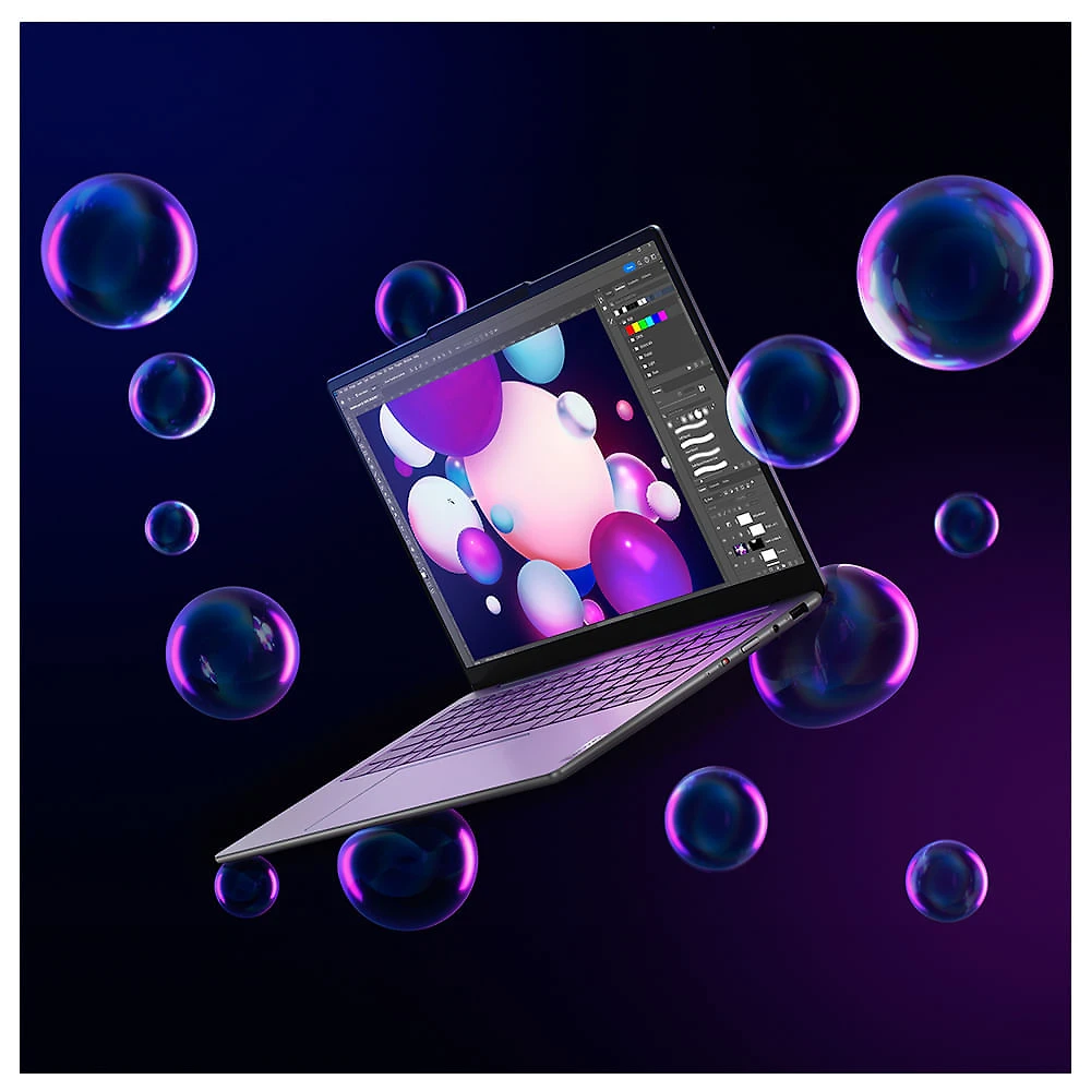 Miniatura Notebook Lenovo Yoga Slim 7i Core Ultra 5, 16GB, 512GB SSD, Tela de 14" OLED, Windows 11 - 83GM0003BR Bivolt