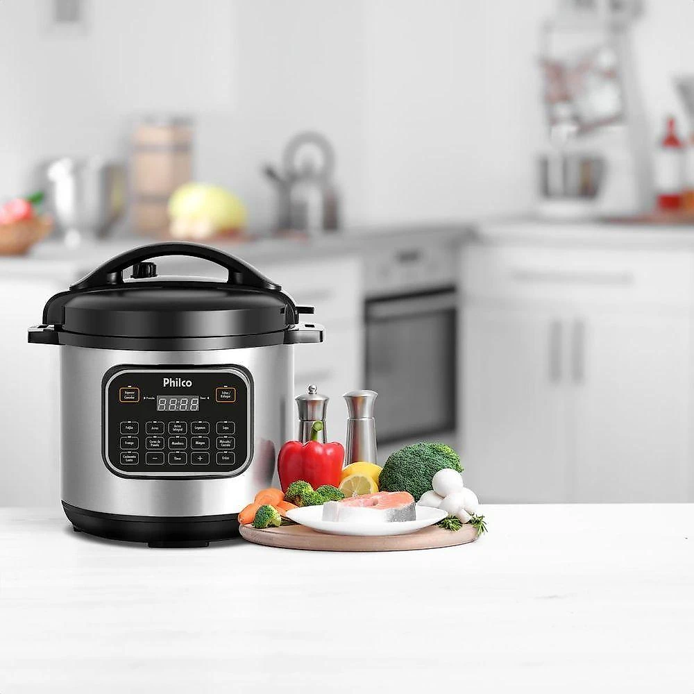 Panela de Pressão Multifuncional Philco 8L PPP80 12 Funções 220V