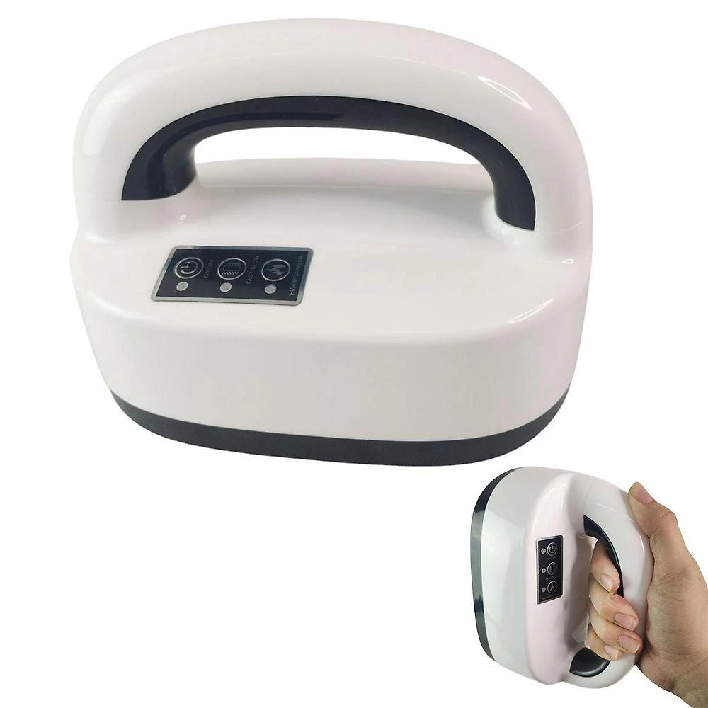 Massageador Corporal BSL3673 com Aquecimento e Vibração Alívio para Dor Muscular Branco Ideal
