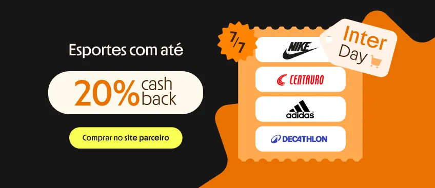 ESPORTES COM ATÉ 20% DE CASHBACK