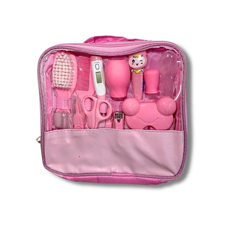 Kit de Higiene para Bebê Kit 13 Essencial com 13 Peças Azul e Rosa OEM