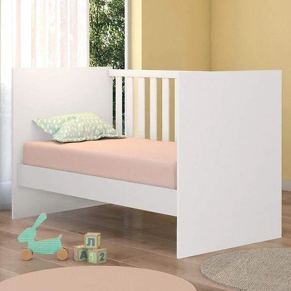 Quarto para Gêmeos com 2 Berços Mini Cama, Guarda-Roupa e Organizador Soninho Espresso Móveis Quarto para Gêmeos com 2 Berços Mini Cama, Guarda Roupa e Organizador Soninho Espresso Móveis Branco