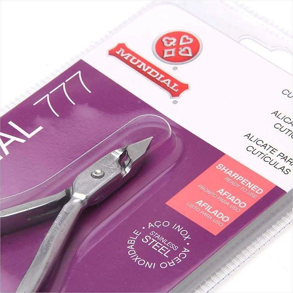Alicate para Cutículas Profissional 777 em Aço Inoxidável com Design Anatômico Mundial