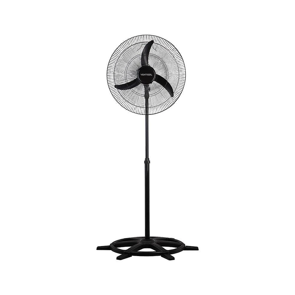 Ventilador de Coluna Ventisol 150W 50cm 3 Pás Preto New 60cm 220V