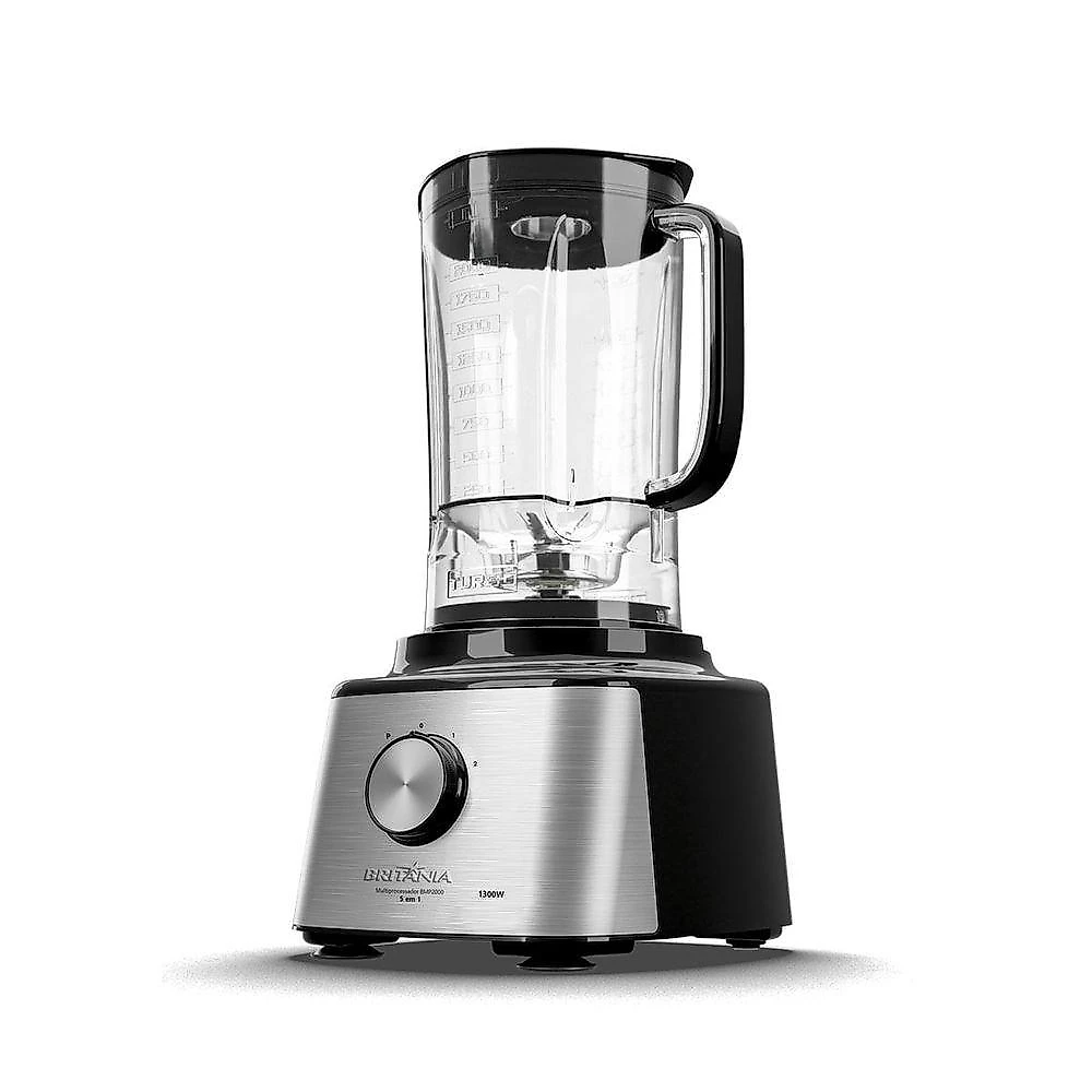 Multiprocessador Britânia BMP2000 5 em 1 2 Velocidades 1300W Preto 110V