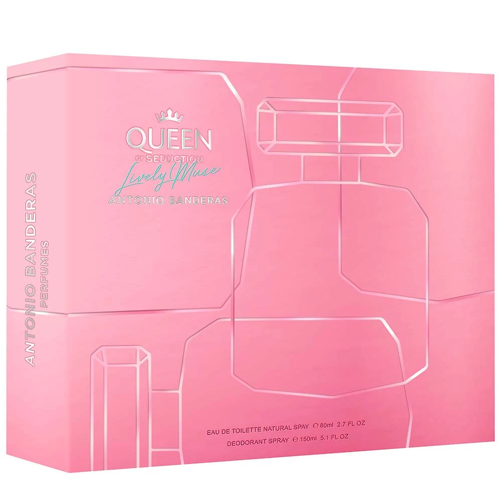 Banderas Kit Queen of Seduction Lively Muse Eau de Toilette 24h Desodorante Spray