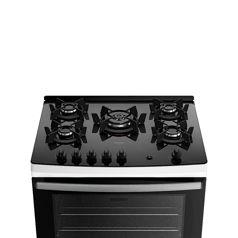 Fogão 5 Bocas Dako Supreme Com Mesa De Vidro Bivolt