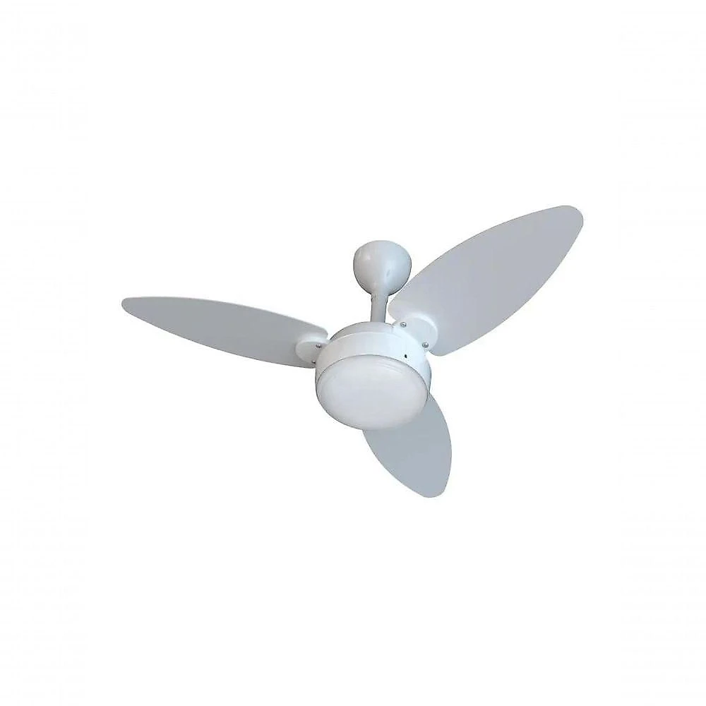 Ventilador De Teto Ventisol Elluz Inverter Controle Remoto Branco Com Cinza Bivolt