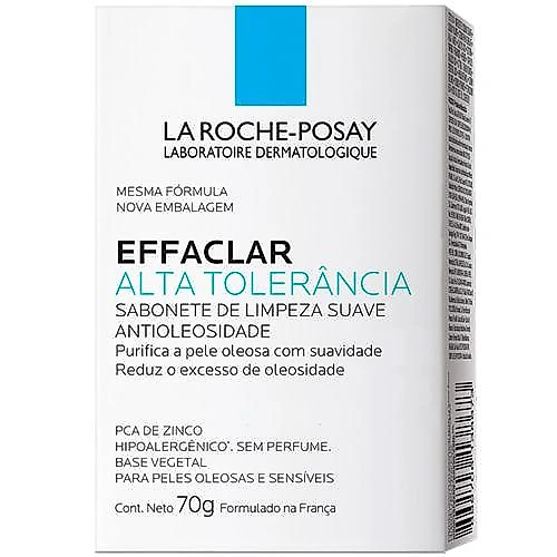 Sabonete em barra facial la roche-posay - effaclar alta tolerância 70g