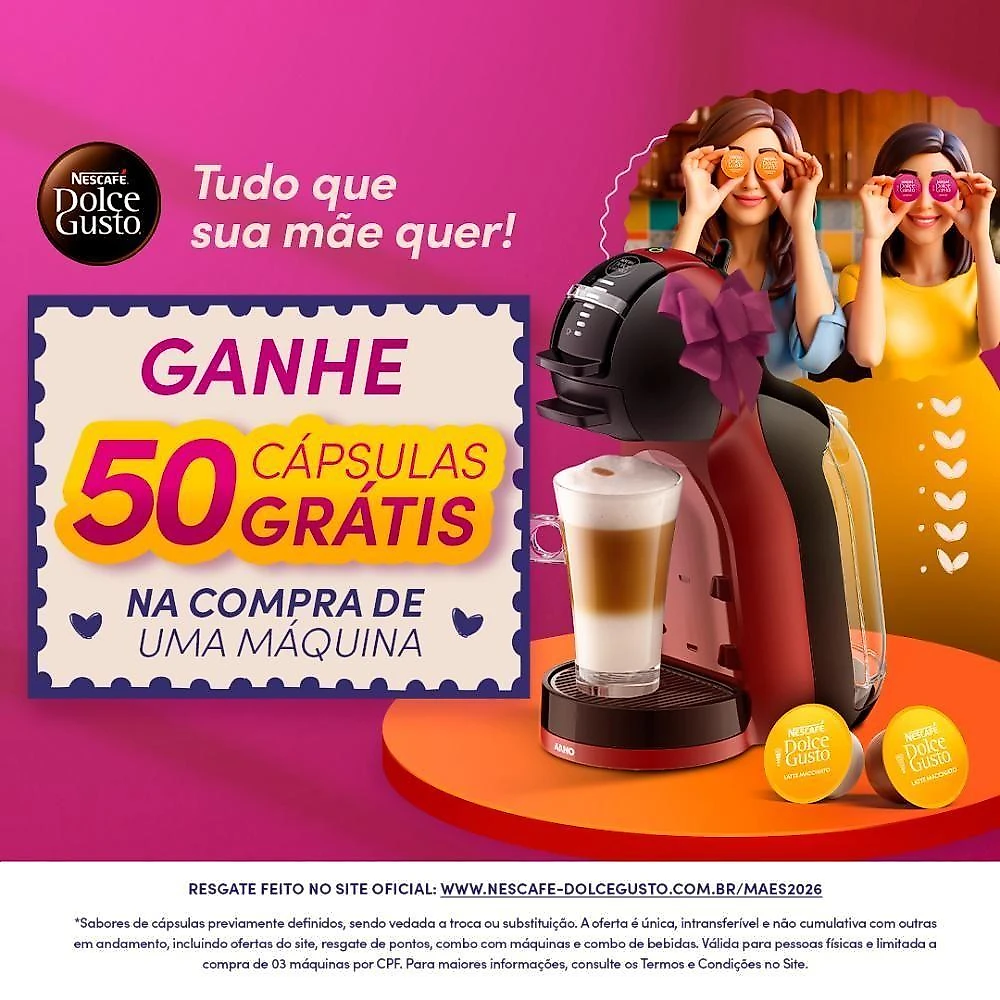 Cafeteira Nescafé Dolce Gusto Mini Me Vermelha E Preta 110V
