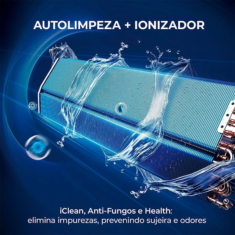 Ar Condicionado AIWA Split High Wall High Inverter 12.000 BTUs Frio AWS-AC-12F-EU 220V 220