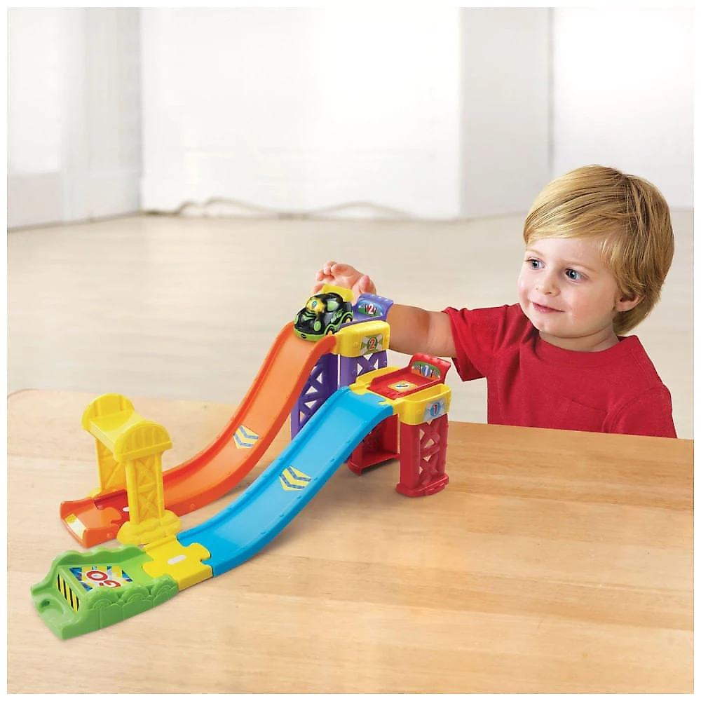 Smart Wheels 3 em 1 Lançamento e Play Raceway Brinquedo Interativo VTech