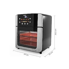 Fritadeira Elétrica Air Fryer Oven Philco PAF15A 15L Redstone Preta/Inox 110V