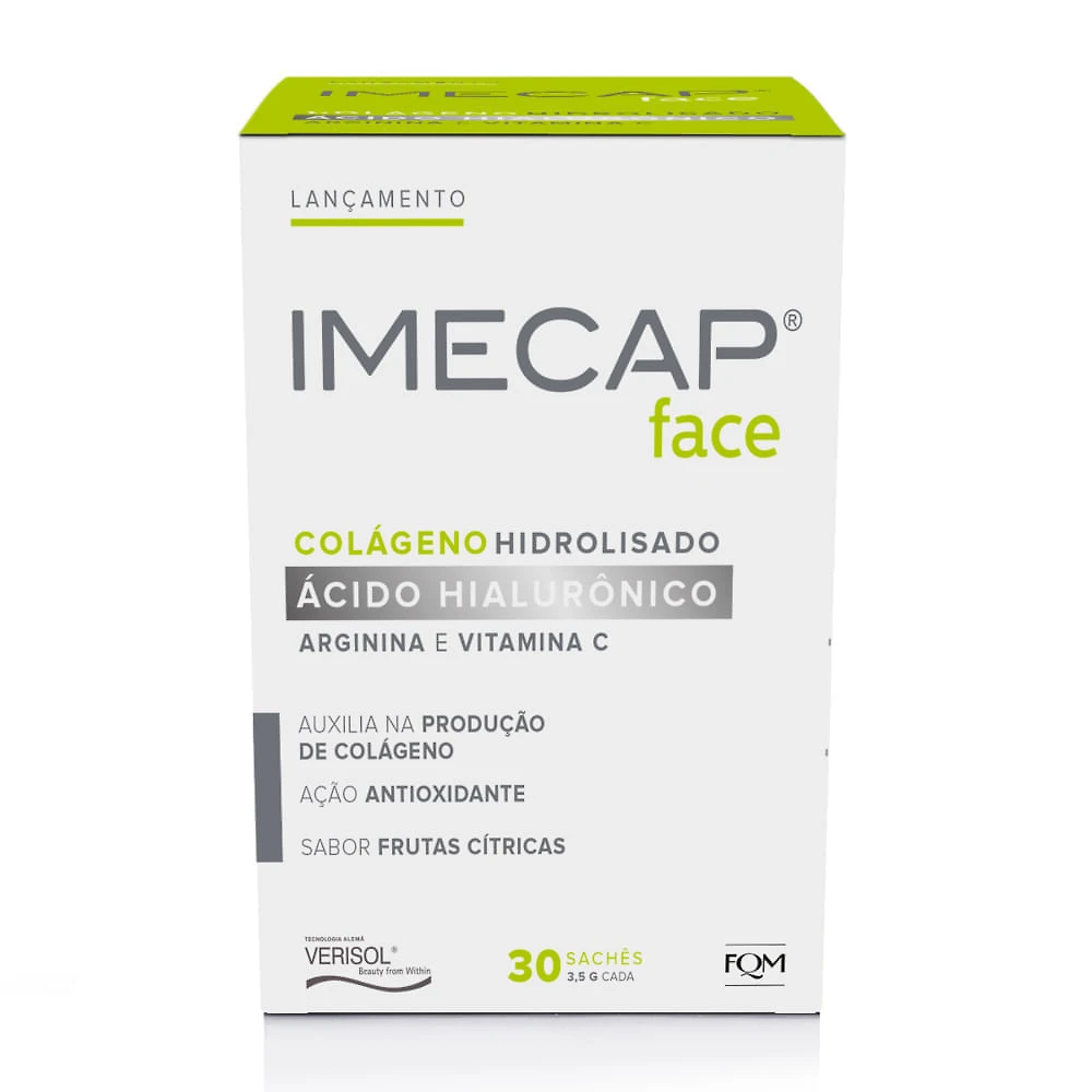 Imecap Face Colágeno Hidrolisado com 30 Sachês de 3,5g cada