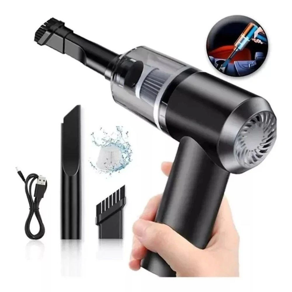 Mini Aspirador de Pó Portátil Automotivo OEM 3 em 1 120W 0.5L sem Fio Preto 110V