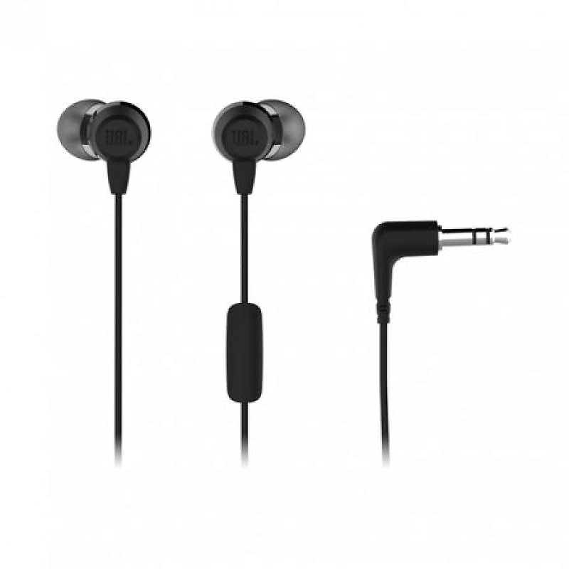 Miniatura Fone de Ouvido JBL C50HI Intra Auricular Com Microfone Preto