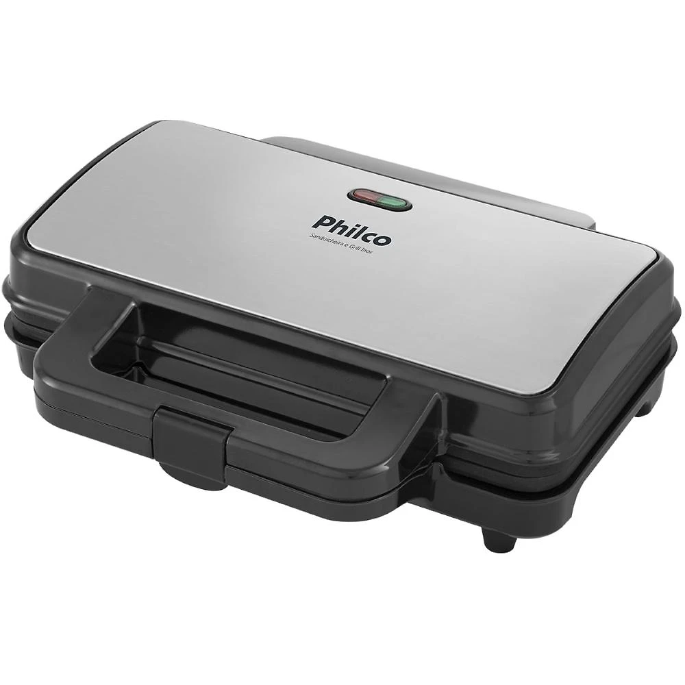 Sanduicheira e grill 2 em 1 pgr02 philco com luz indicadora 220v