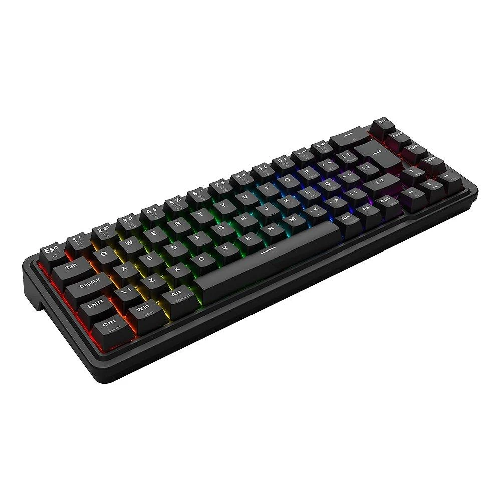 Teclado Magnético Gamer Redragon Nova, 65%, RGB, Switch UltraMag Linear, ABNT2, Preto - K709RGB-M
