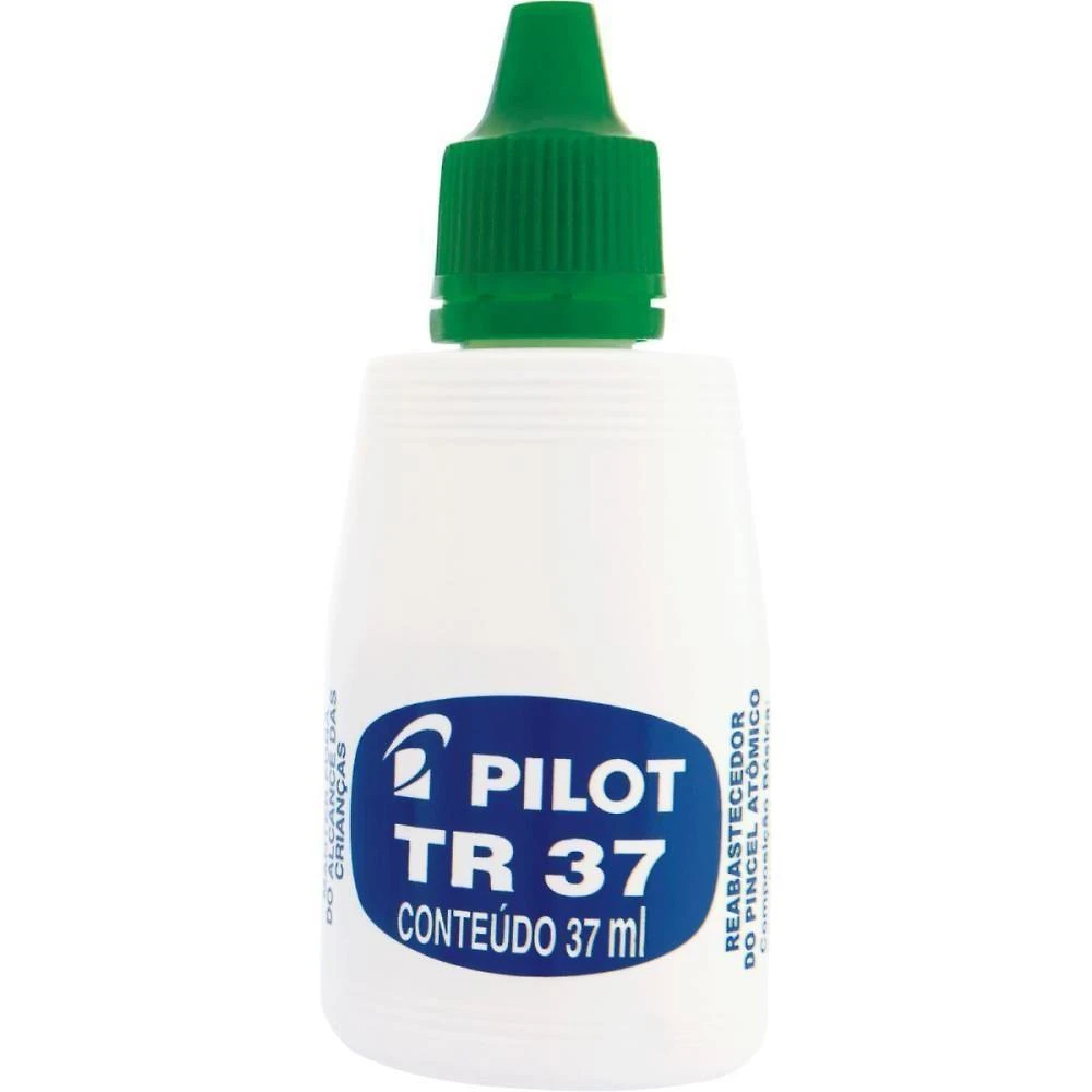 Tinta Reabastecedora Marcador Permanente Pilot Pincel Atômico 37ML 12 Unidades Verde