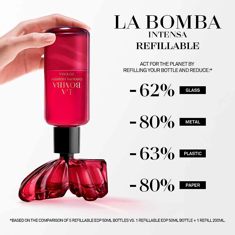Perfume La Bomba Intensa Carolina Herrera Eau de Parfum Intense Recarga 200ml