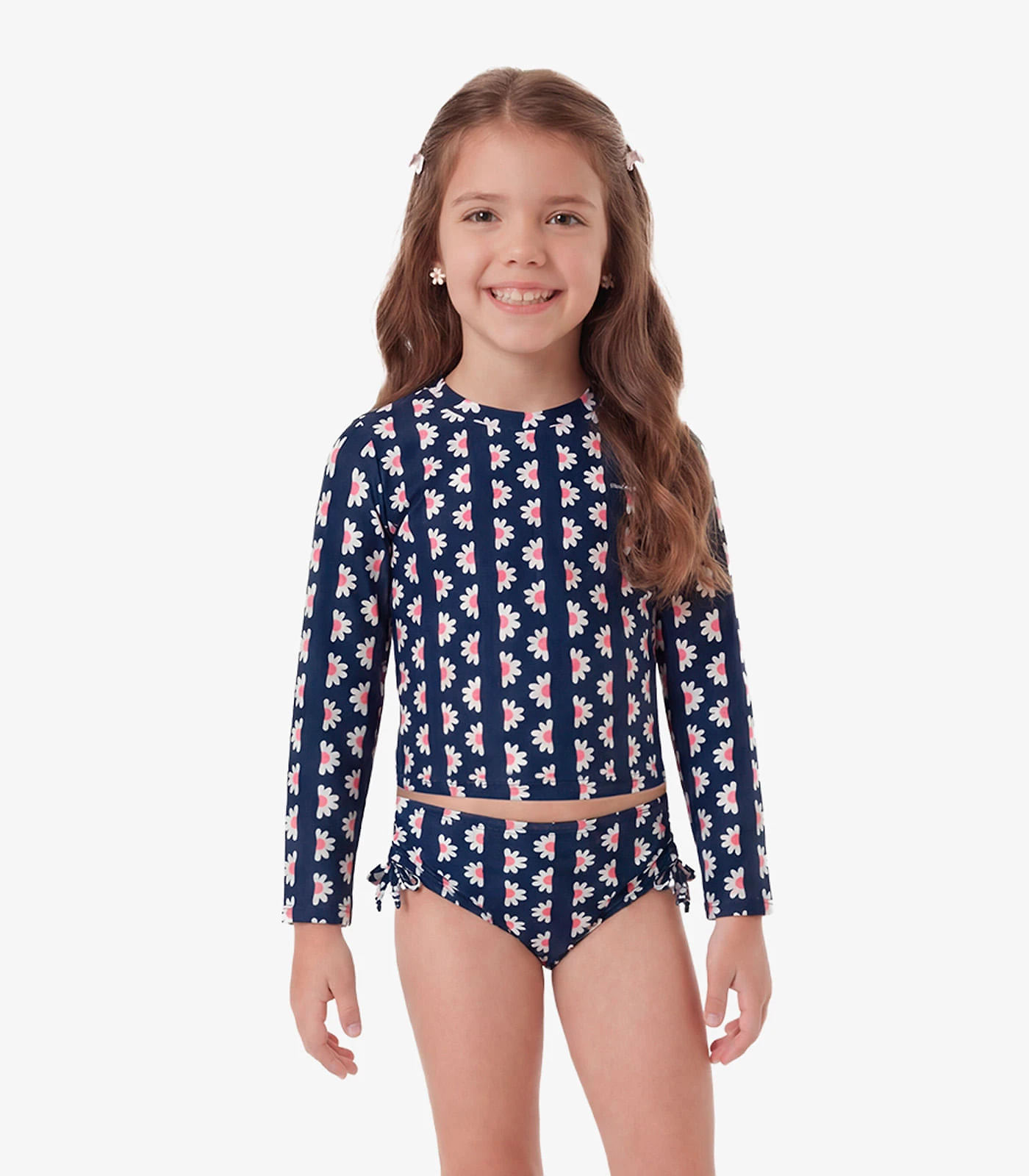 Conjunto Verão Menina Biquíni Rovi Kids Azul