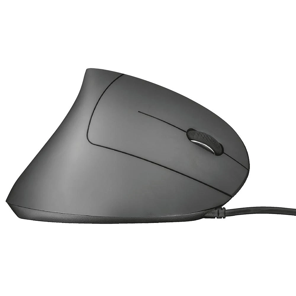 Miniatura Mouse Trust Vertical Ergonômico Verto, LED Azul, 6 Botões - 22885