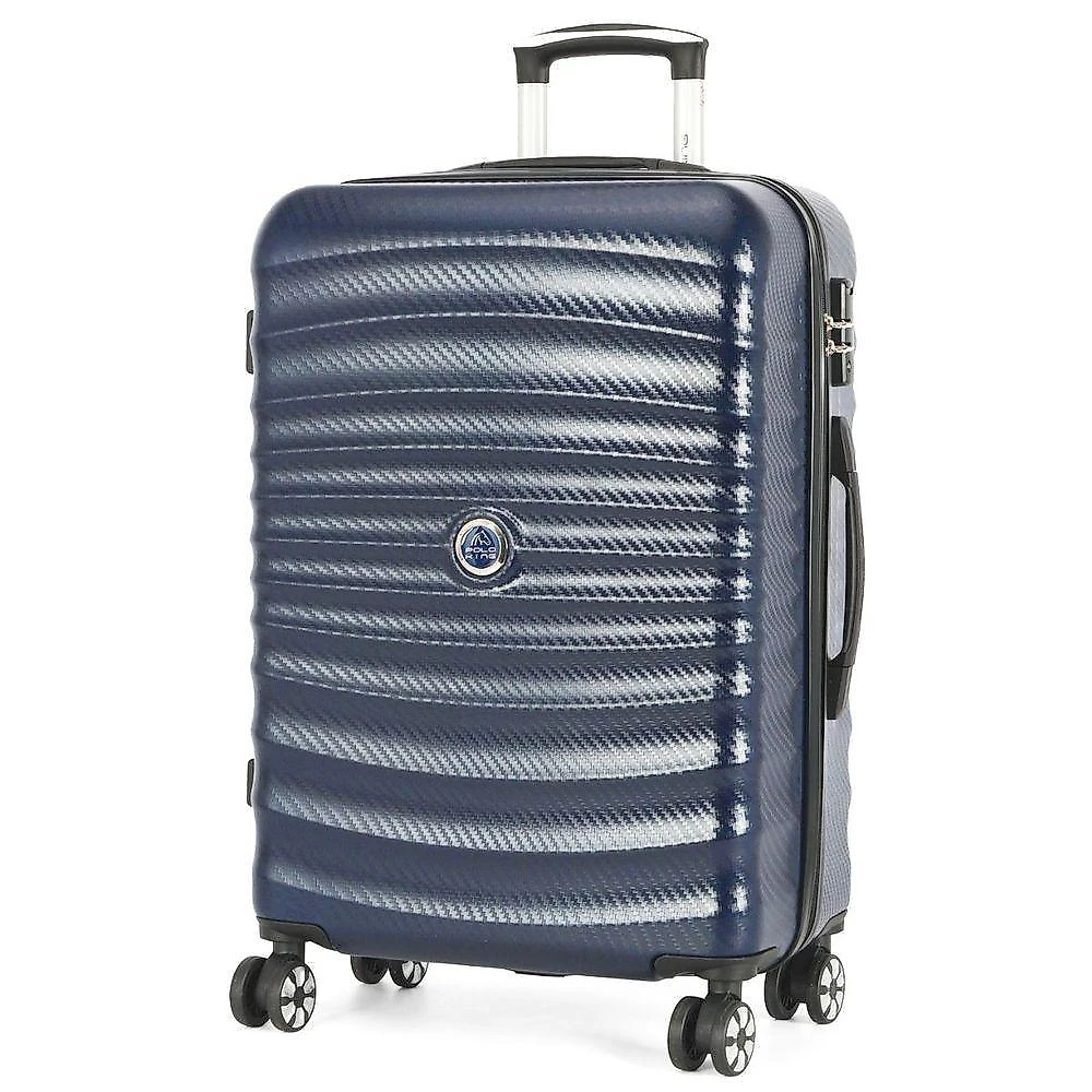 Mala Bordo 10kg De Mão Viagem Expansiva Policarbonato Rodas Duplas 360º - Colorado - Polo King Azul